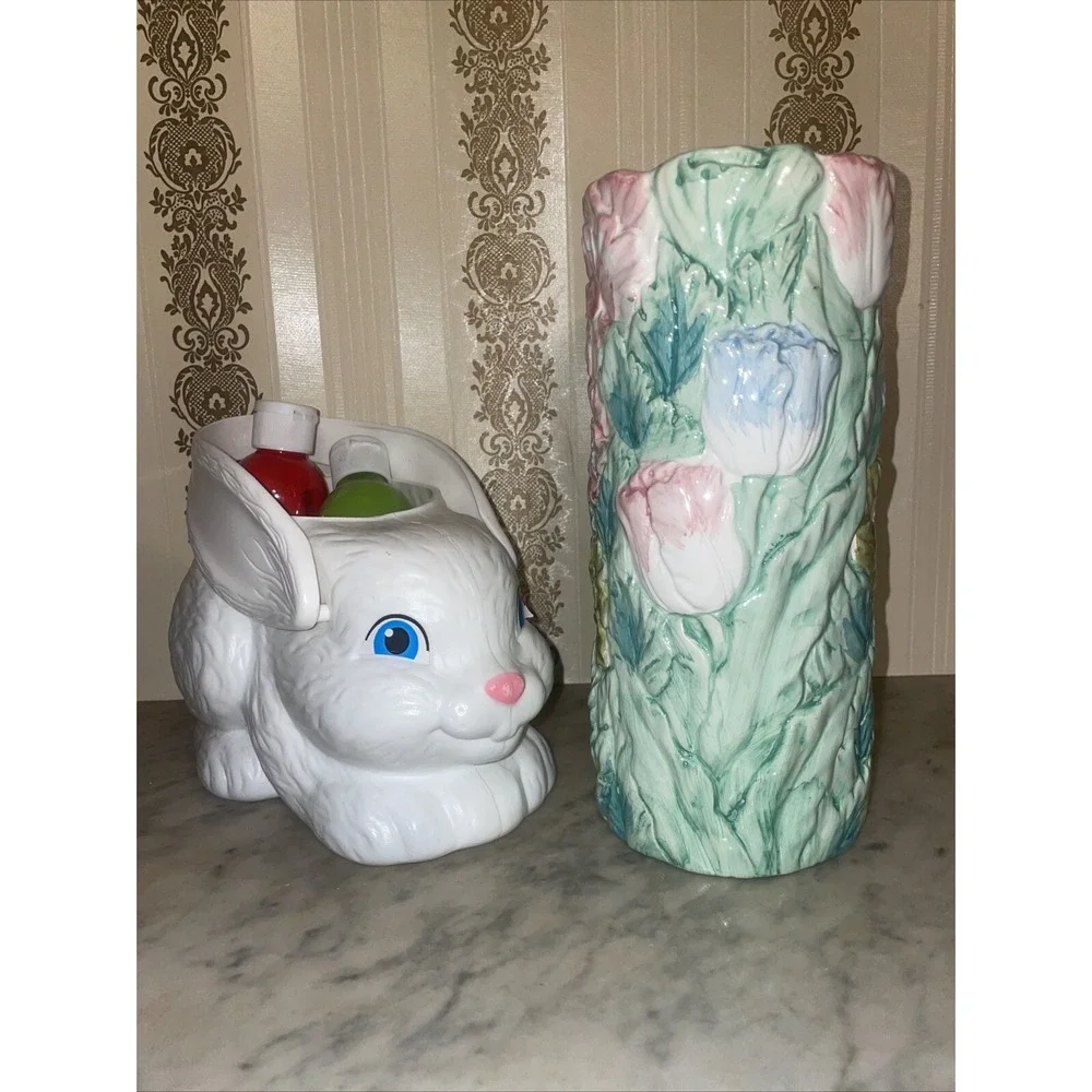 1955 Karen Sue Staver Flower Vase Vintage Beautiful‎ Colors